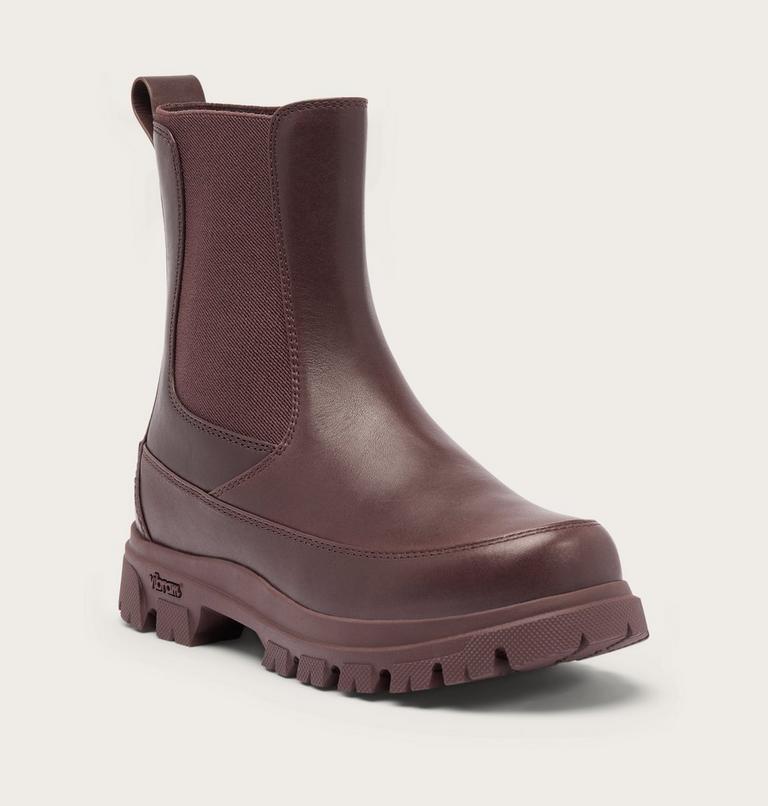 Women's Daystorm Chelsea Waterproof Boots, Color: Red Lodge, Black, image 7