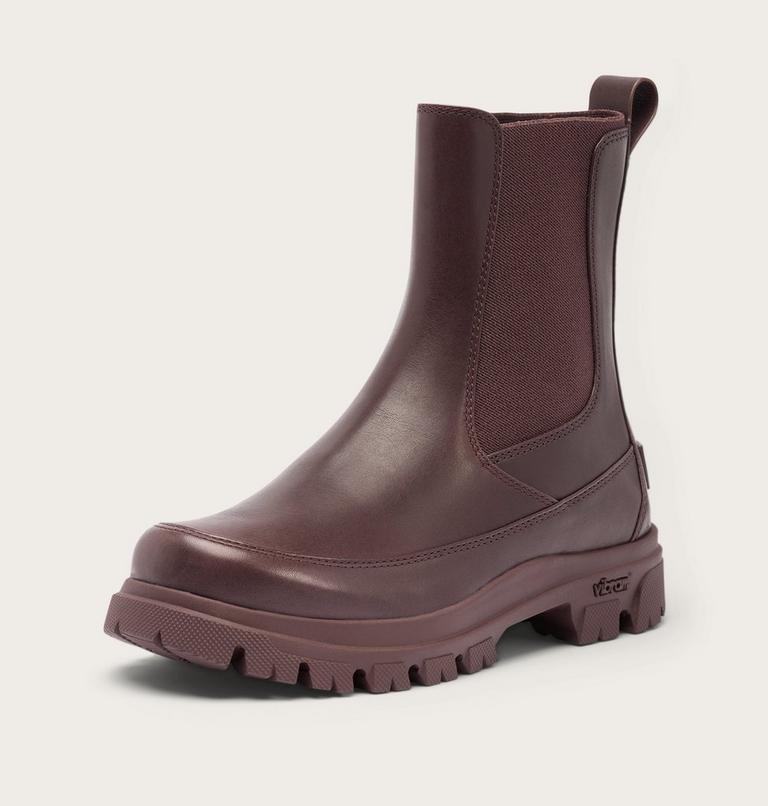Women's Daystorm Chelsea Waterproof Boots, Color: Red Lodge, Black, image 8