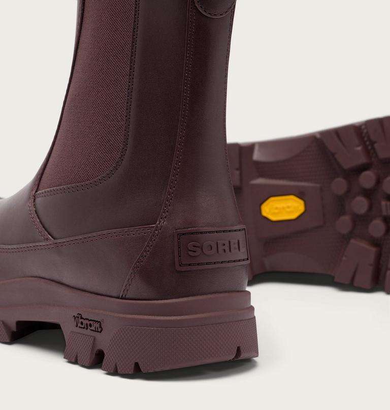 Women's Daystorm Chelsea Waterproof Boots, Color: Red Lodge, Black, image 11