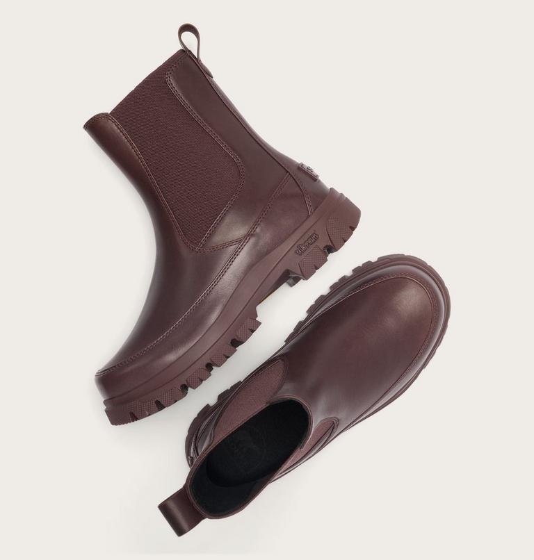 Daystorm Chelsea Women's Waterproof Boot, Color: Red Lodge, Black, image 4