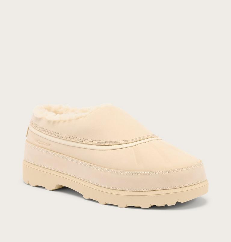 Ambler Fireside Women's Waterproof Clog, Color: Bleached Ceramic, Warm Gold, image 7