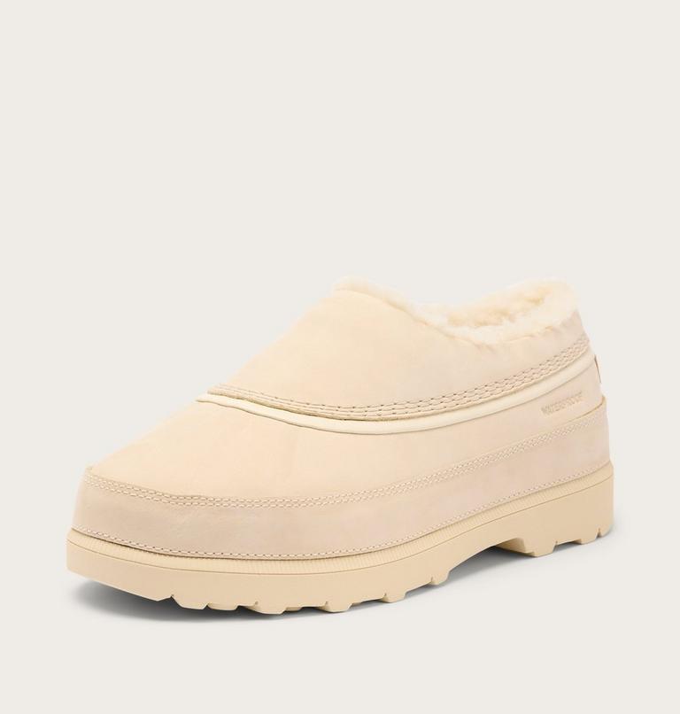Ambler Fireside Women's Waterproof Clog, Color: Bleached Ceramic, Warm Gold, image 8