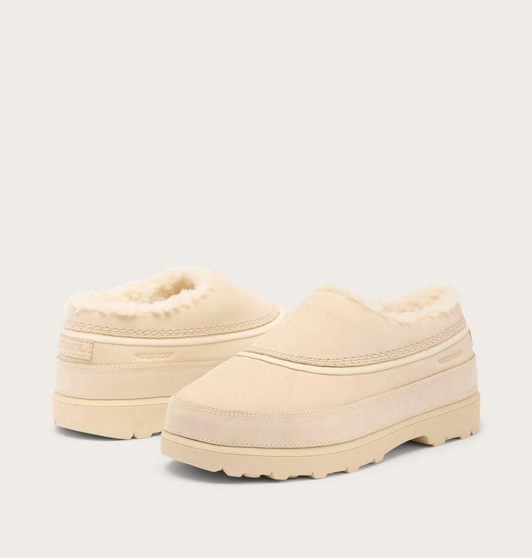 Ambler Fireside Women's Waterproof Clog, Color: Bleached Ceramic, Warm Gold, image 9
