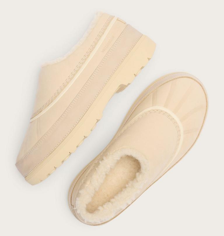 Ambler Fireside Women's Waterproof Clog, Color: Bleached Ceramic, Warm Gold, image 5