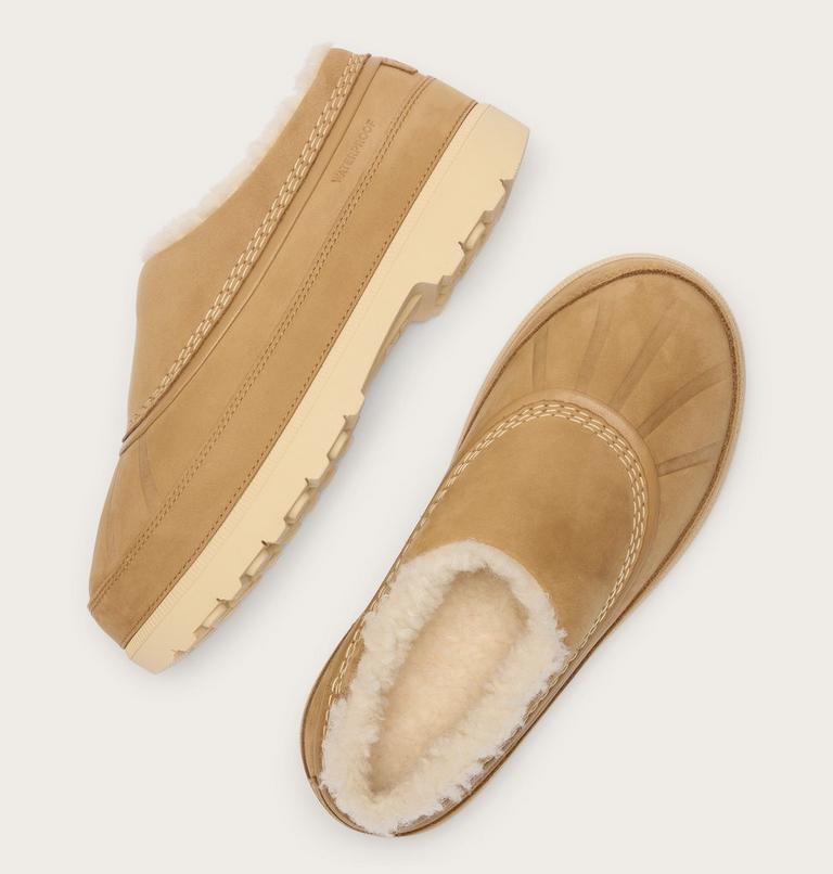 Ambler Fireside Women's Waterproof Clog, Color: Caribou Buff, Caribou Beige, image 5