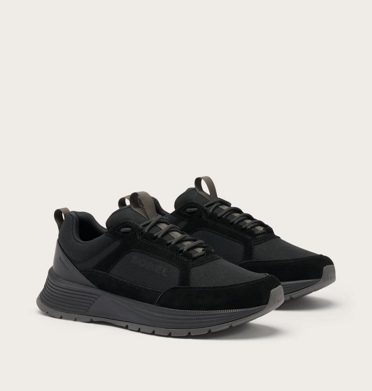 Men's Outing SE Waterproof Sneaker, Color: Black, Black, image 2