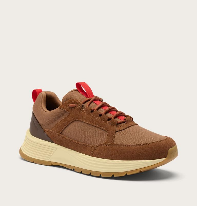 Sneakers impermeabili Outing SE da uomo, Color: Velvet Tan, Bright Red, image 7