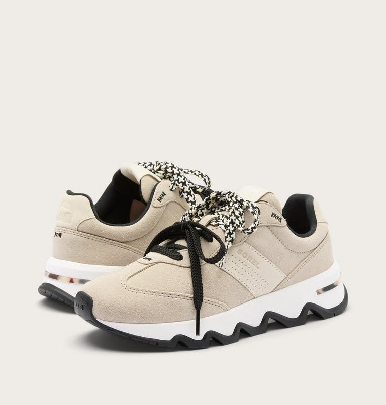 Women's KINETIC Ember Luxury Sneaker, Color: Fawn, Black, image 9