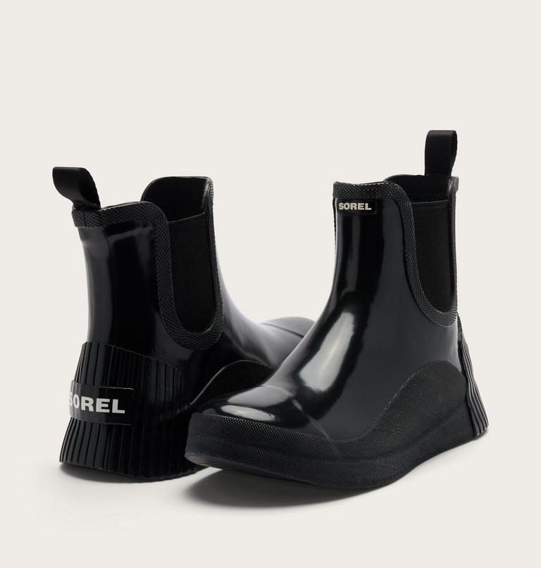 Out N About IV Chelsea Rain Women's Waterproof Boot, Color: Black, Sea Salt, image 9