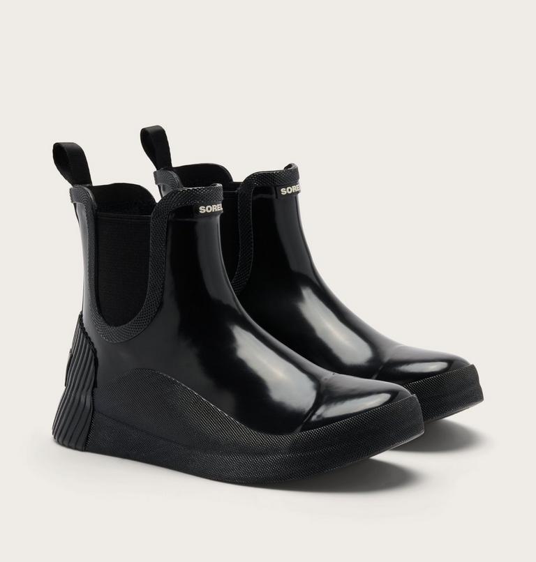Out N About IV Chelsea Rain Women's Waterproof Boot, Color: Black, Sea Salt, image 2