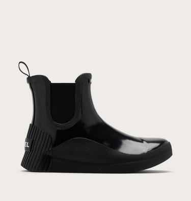 Women'sOut N About IV Rain Chelsea Waterproof Boots, Color: Black, Sea Salt, image 1