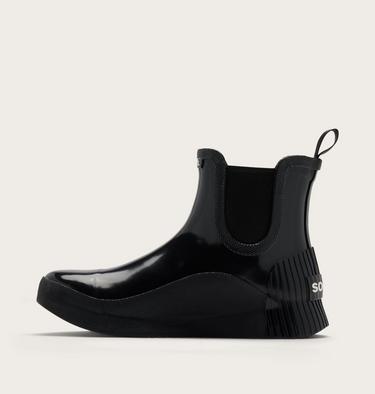 Women'sOut N About IV Rain Chelsea Waterproof Boots, Color: Black, Sea Salt, image 4