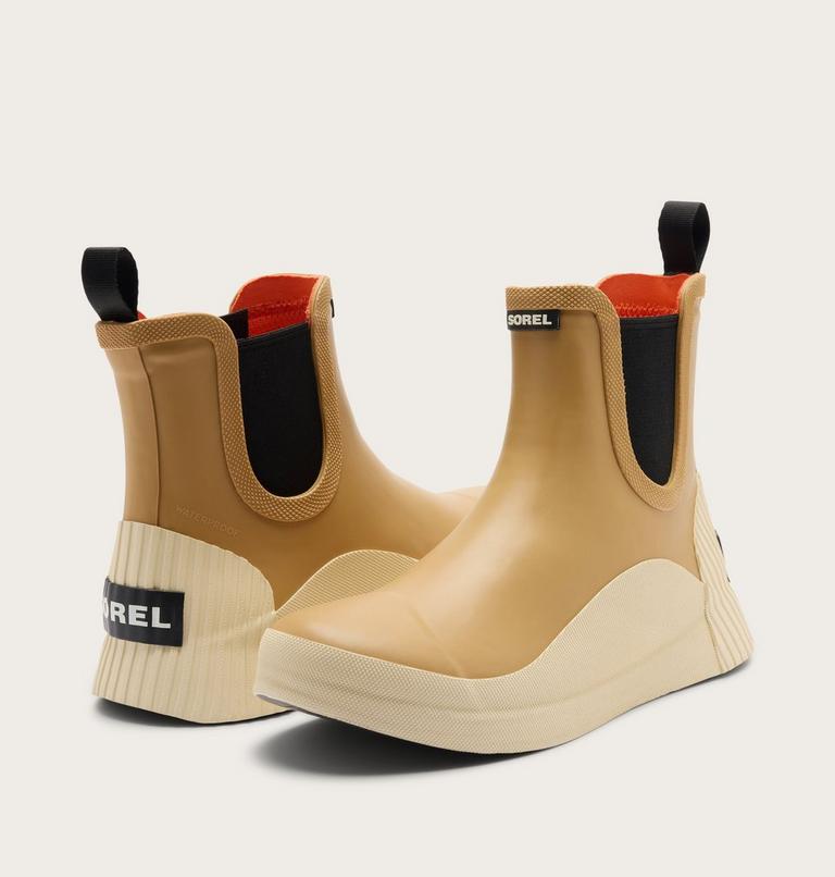 Out N About IV Chelsea Rain Women's Waterproof Boot, Color: Curry, Honey White, image 9