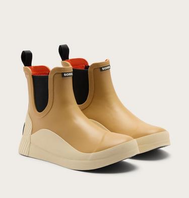 Women'sOut N About IV Rain Chelsea Waterproof Boots, Color: Curry, Honey White, image 2