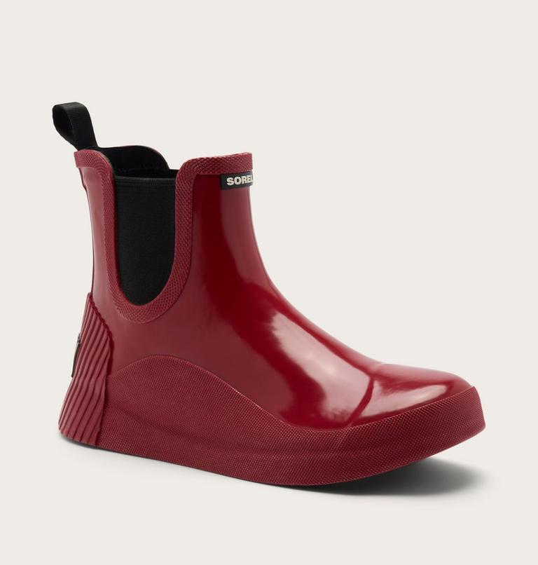 Out N About IV Chelsea Rain Women's Waterproof Boot, Color: Red Dahlia, Black, image 7