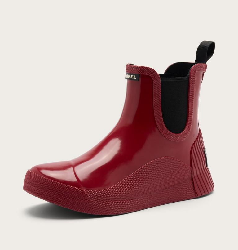 Out N About IV Chelsea Rain Women's Waterproof Boot, Color: Red Dahlia, Black, image 8