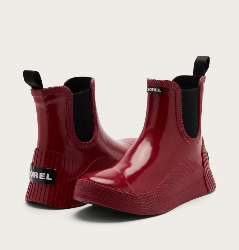 Out N About IV Chelsea Rain Women's Waterproof Boot, Color: Red Dahlia, Black, image 9