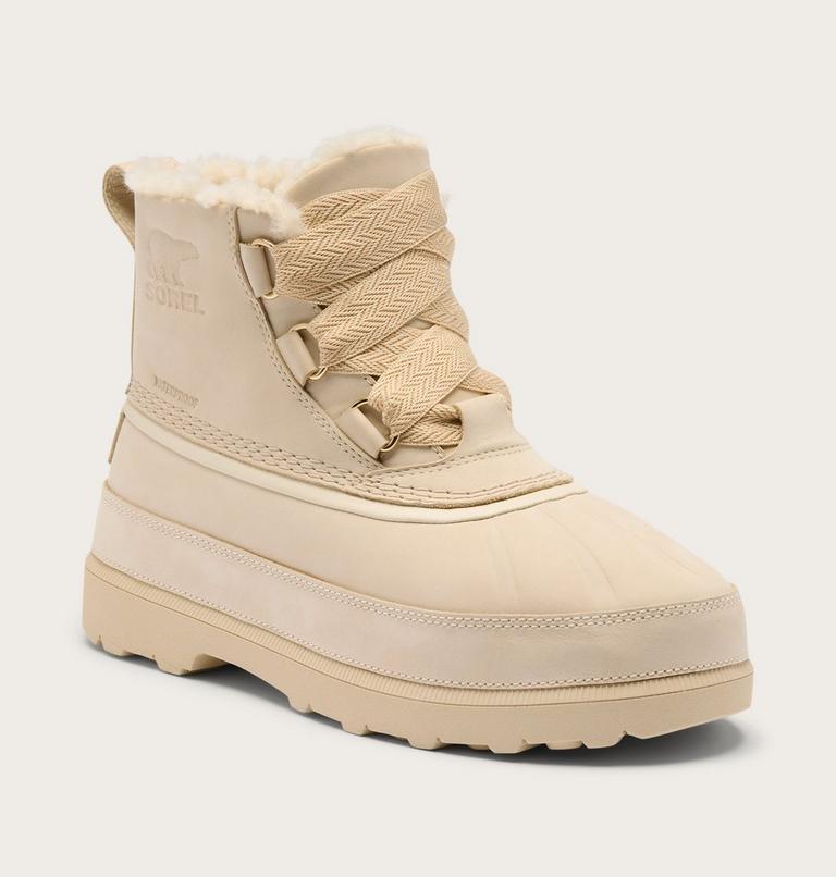 Ambler Fireside Chukka Women's Waterproof Boot, Color: Bleached Ceramic, Warm Gold, image 7