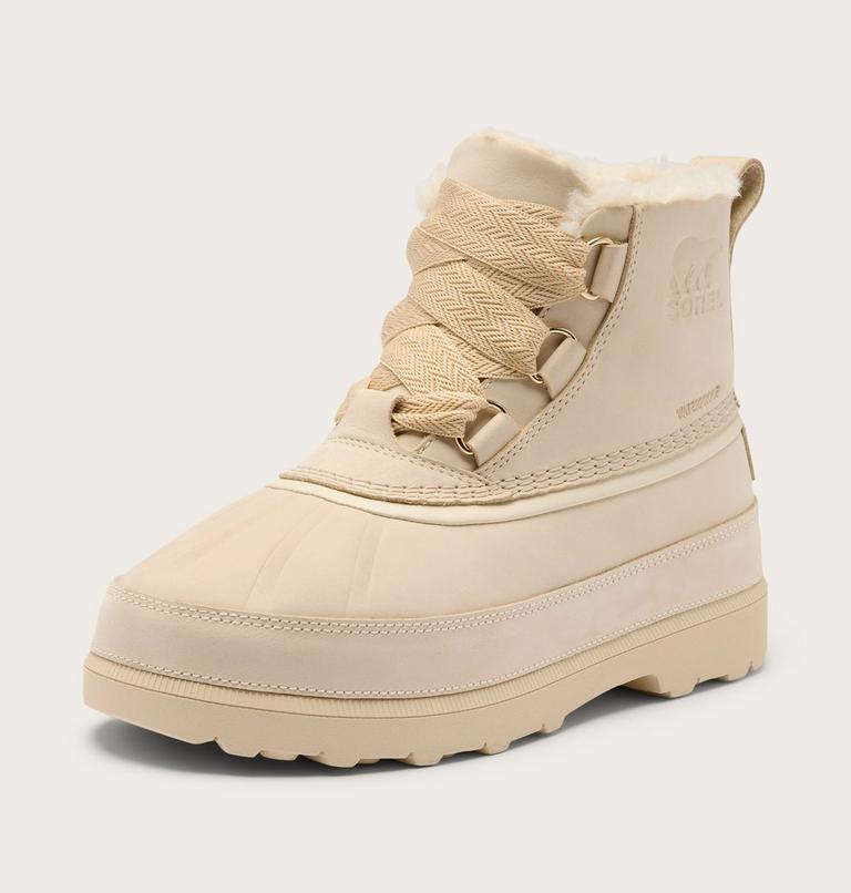 Ambler Fireside Chukka Women's Waterproof Boot, Color: Bleached Ceramic, Warm Gold, image 8