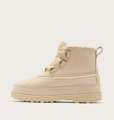 Ambler Fireside Chukka Women's Waterproof Boot, Color: Bleached Ceramic, Warm Gold, image 12