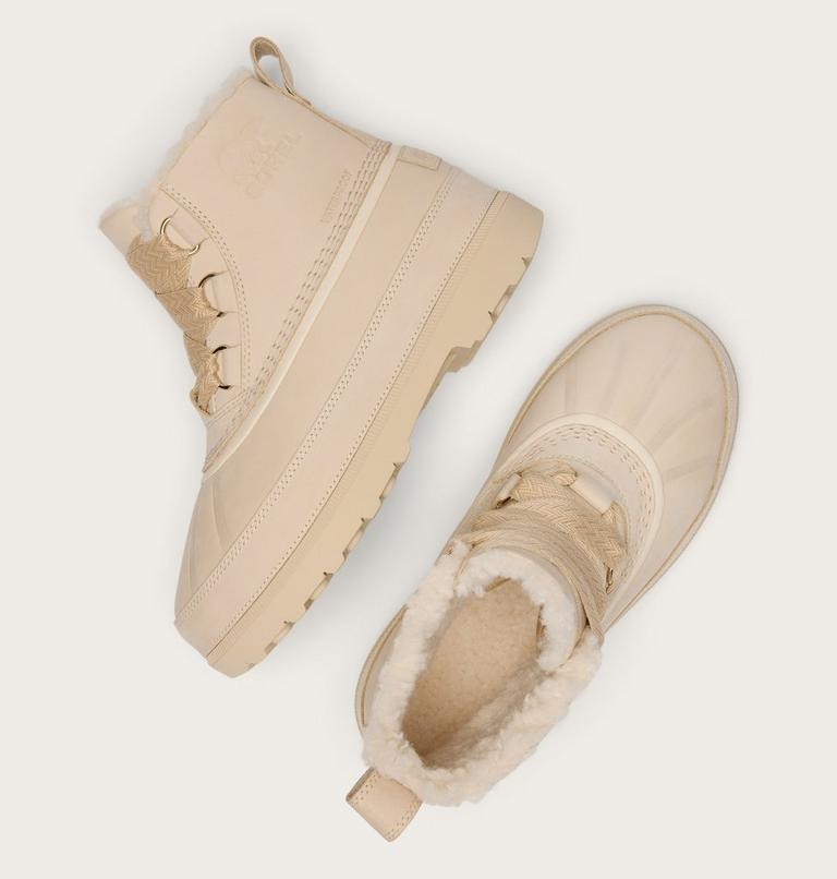 Ambler Fireside Chukka Women's Waterproof Boot, Color: Bleached Ceramic, Warm Gold, image 5