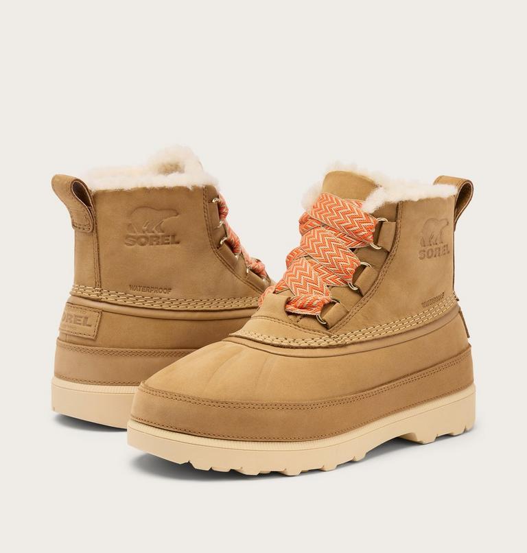 Ambler Fireside Chukka Women's Waterproof Boot, Color: Caribou Buff, Caribou Beige, image 9