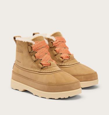 Ambler Fireside Chukka Women's Waterproof Boot, Color: Caribou Buff, Caribou Beige, image 2
