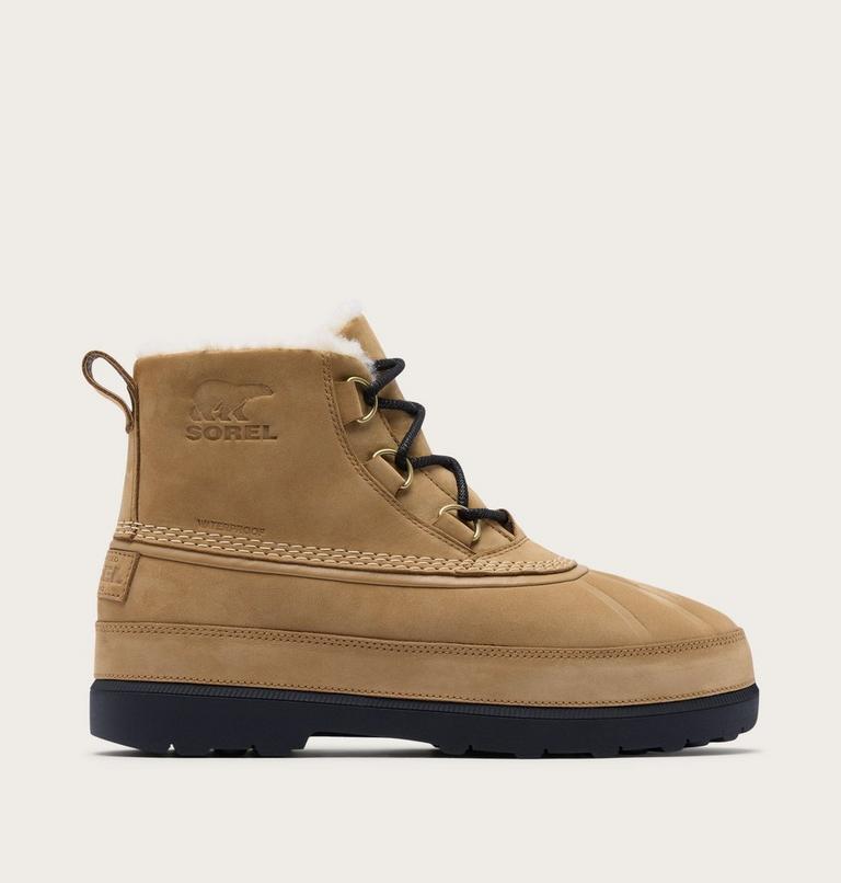 Bottes imperm&eacute;ables Ambler Fireside Chukka pour hommes, Color: Caribou Buff, Black, image 1