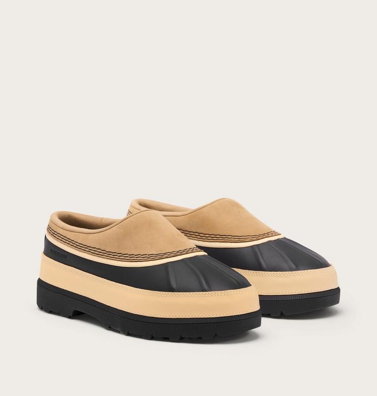 Ambler Women's Waterproof Clog, Color: Caribou Buff, Black, image 2