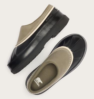 Ambler Women's Waterproof Clog, Color: Stone Green, Black, image 16