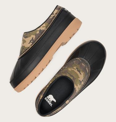Ambler Waterproof Men's Clog, Color: Black, Utility Green, image 4