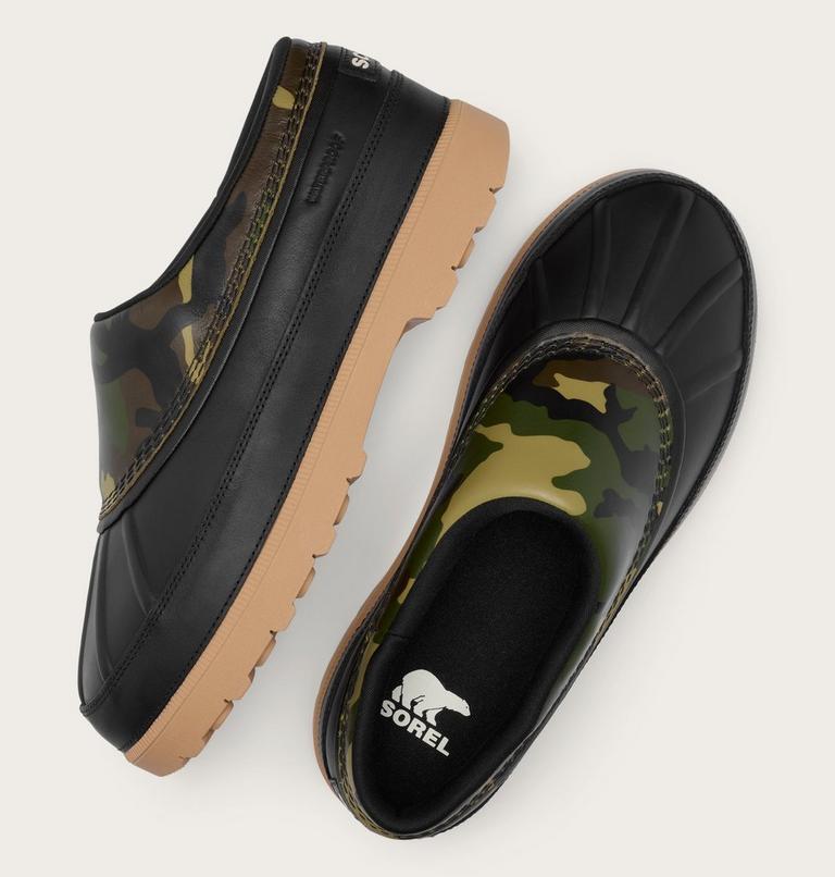 Men's Ambler Waterproof Clog, Color: Black, Utility Green, image 5