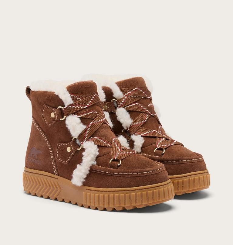 Bottes d'hiver Ona Ave Alpine Plus pour femmes, Color: Dark Auburn, Gum 2, image 2