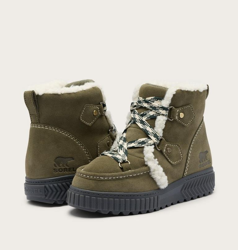 Ona Ave Alpine Plus Women's Winter Boot, Color: Stone Green, Gum 18, image 9