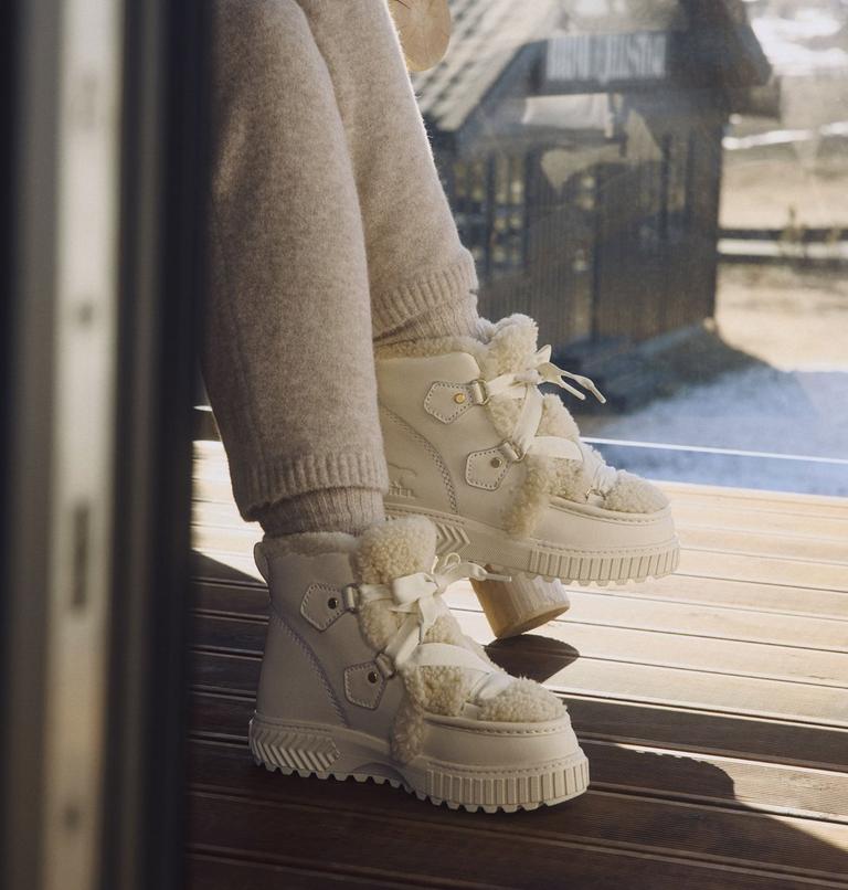 Women's Ona Ave Alpine Lux Winter Boots, Color: Snow, Sea Salt, image 11