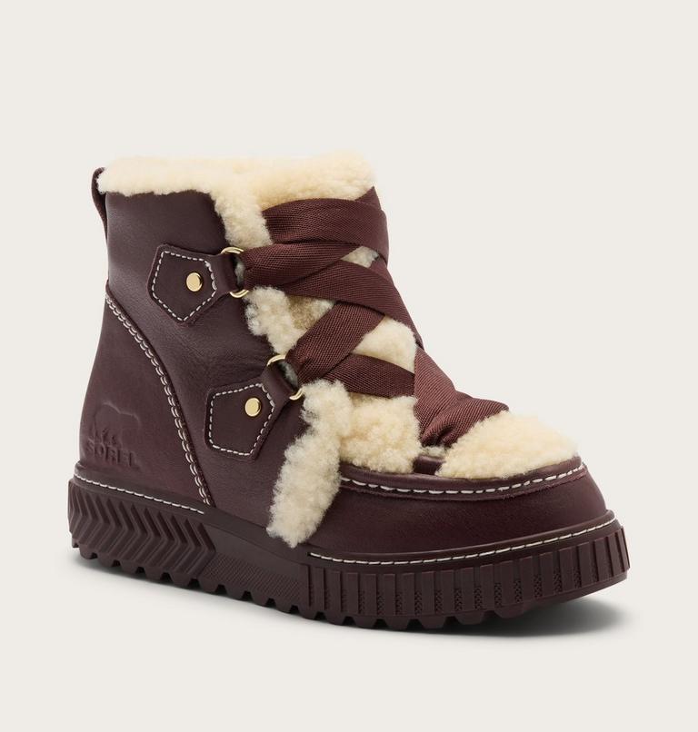 Bottes d'hiver Ona Ave Alpine Lux pour femmes, Color: Red Lodge, Snow, image 7