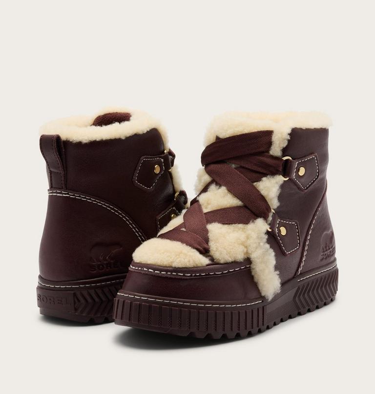 Bottes d'hiver Ona Ave Alpine Lux pour femmes, Color: Red Lodge, Snow, image 9
