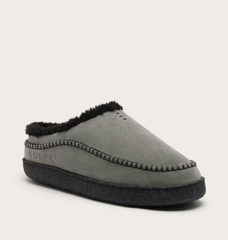 Falcon Ridge III Men's Slipper, Color: Quarry, Black, image 7