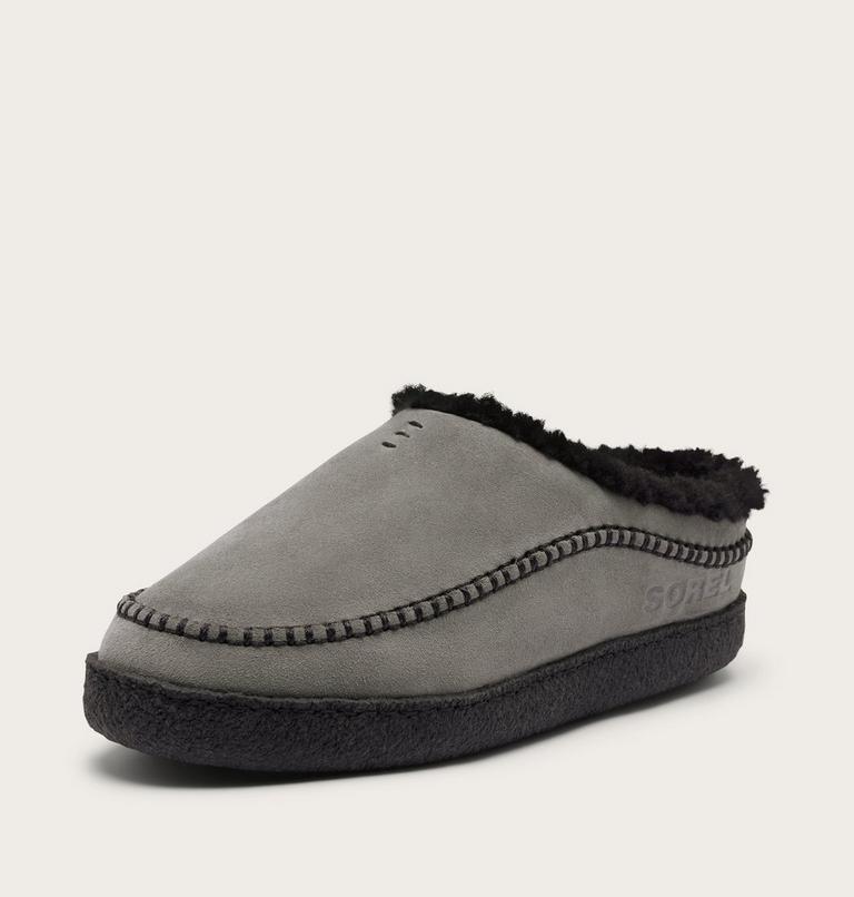 Falcon Ridge III Men's Slipper, Color: Quarry, Black, image 8