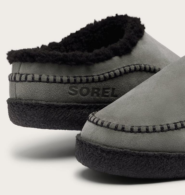 Falcon Ridge III Men's Slipper, Color: Quarry, Black, image 6