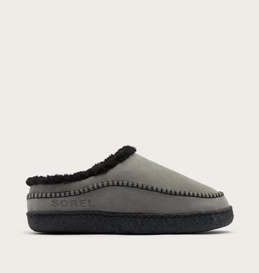Falcon Ridge III Men's Slipper, Color: Quarry, Black, image 5