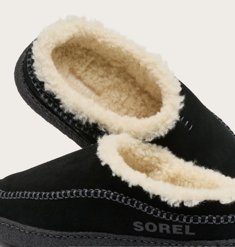 Men's Lanner Ridge III Slipper, Color: Black, Jet, image 10