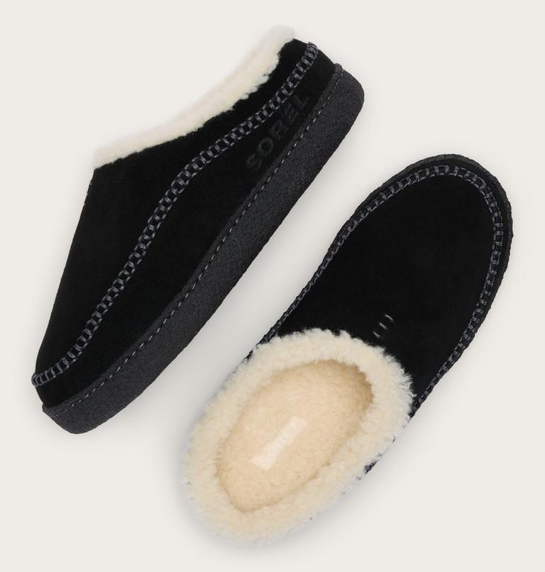 Men's Lanner Ridge III Slipper, Color: Black, Jet, image 5