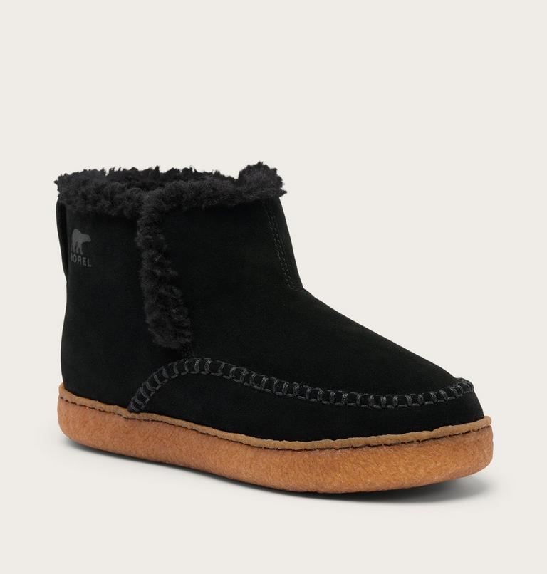 Women's Nakiska III Bootie Slipper, Color: Black, Gum 2, image 7