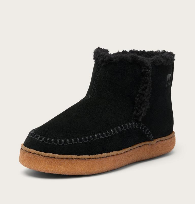 Women's Nakiska III Bootie Slipper, Color: Black, Gum 2, image 8