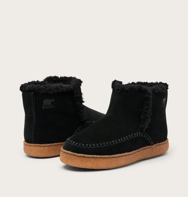 Women's Nakiska III Bootie Slipper, Color: Black, Gum 2, image 9