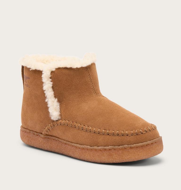 Women's Nakiska III Bootie Slipper, Color: Velvet Tan, Gum 2, image 7