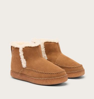 Nakiska III Bootie Women's Slipper, Color: Velvet Tan, Gum 2, image 2