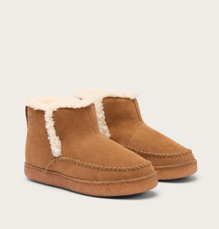 Women's Nakiska III Bootie Slipper, Color: Velvet Tan, Gum 2, image 2