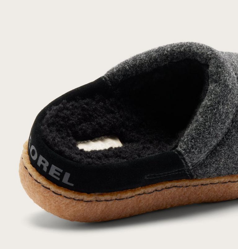 Nakiska III Scuff Women's Slipper, Color: Black, Gum 2, image 10